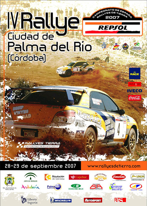 Cartel del IV Rallye Palma del Río