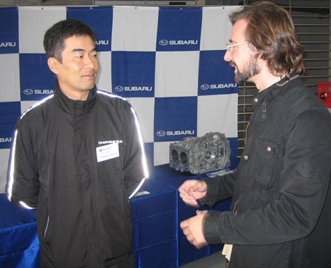 Toshihisa Sakuma, Ingeniero Jefe de chasis del Impreza