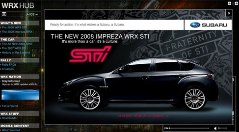 Web Impreza WRX STI