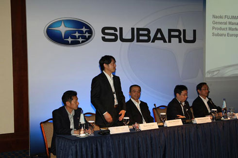 Rueda de Prensa, Subaru Forester, Tesalónica