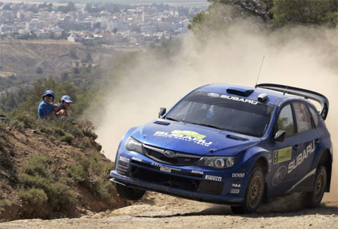 Rally Acrópolis, Subaru Impreza WRC 2008