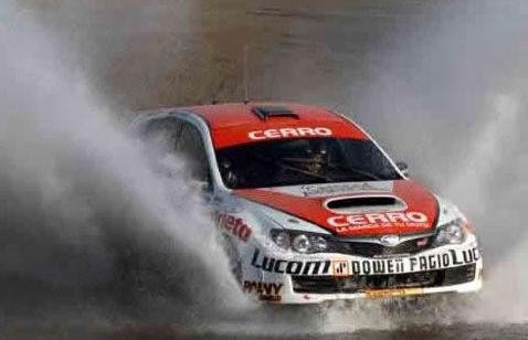 Carlos Menzi y Subaru Impreza en Argentina