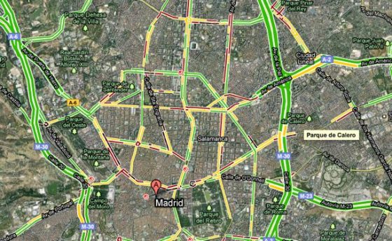 Madrid congestionado