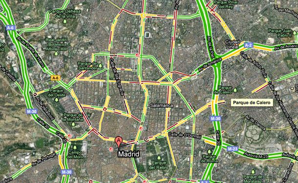 Madrid congestionado