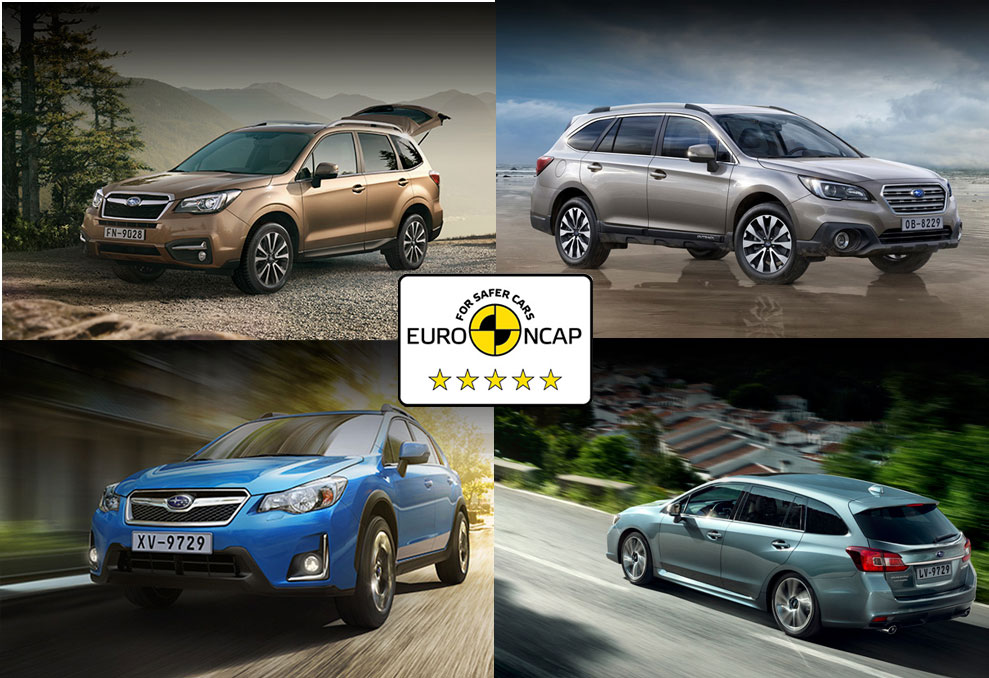 Gama Subaru 5 estrellas EuroNCAP