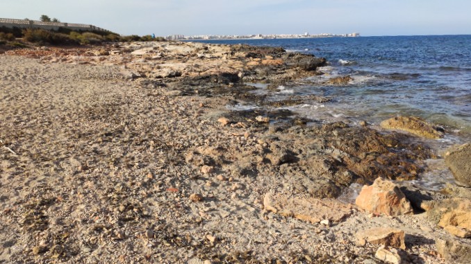 Destino Subaru: Playa Canina del Rocío en Torrevieja