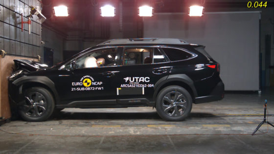 Crash Test Subaru Ourback Euroncap